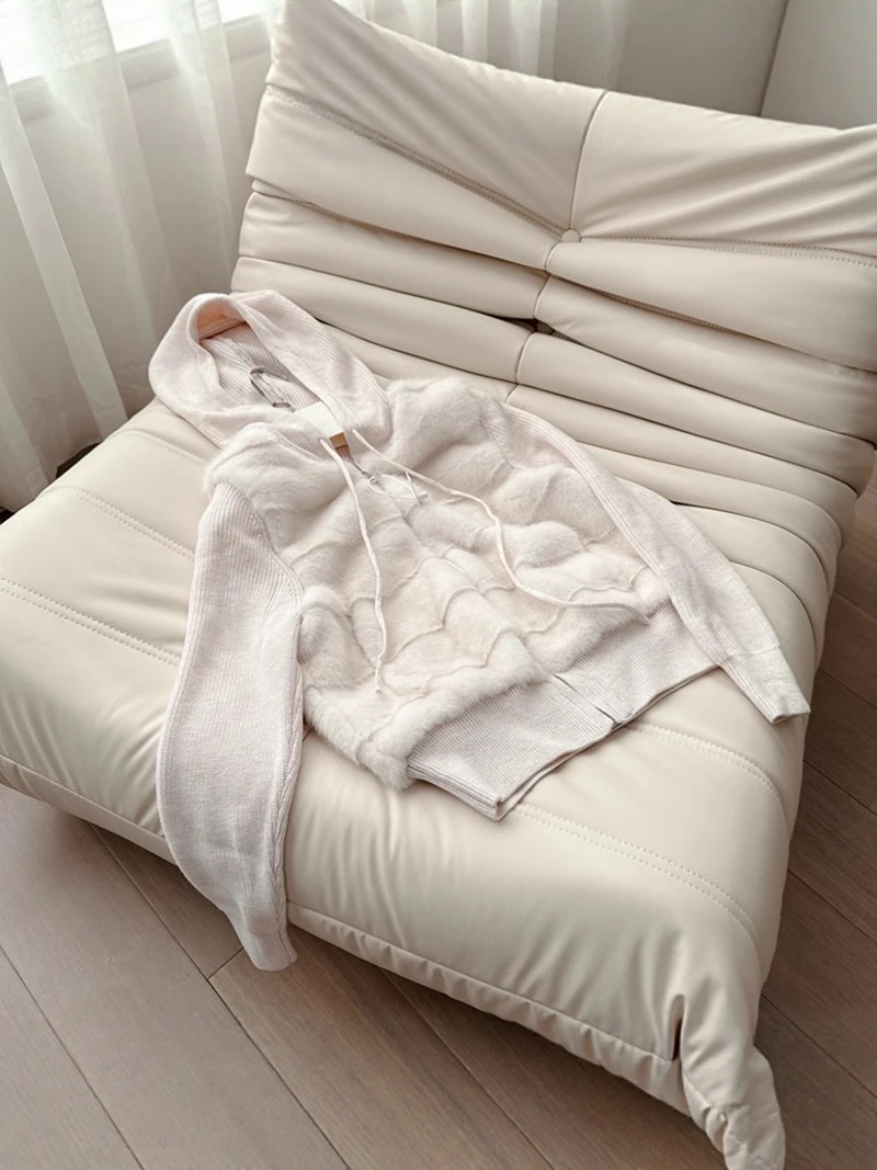 Bonito ort Fem Jaet Plu Casacos de pele Eco-friendly Coração Padrão Design Casual Sle Poliéster Mistura de lã de fibra