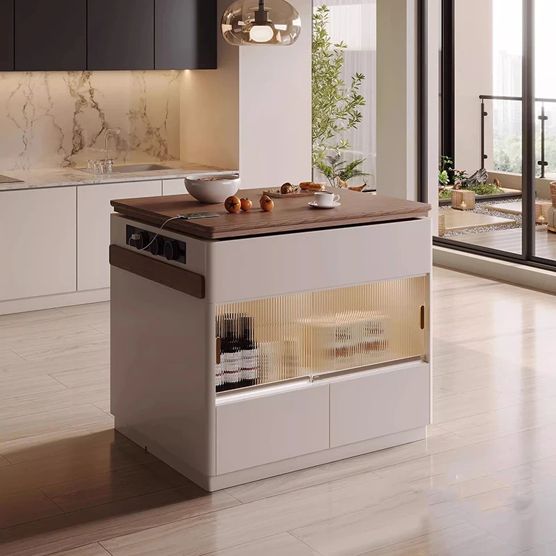 Islas De Cocina De utilidad De lujo, glamour francés nórdico, Islas De Cocina únicas, Islas De Cocina estéticas Vintage, muebles De Cocina
