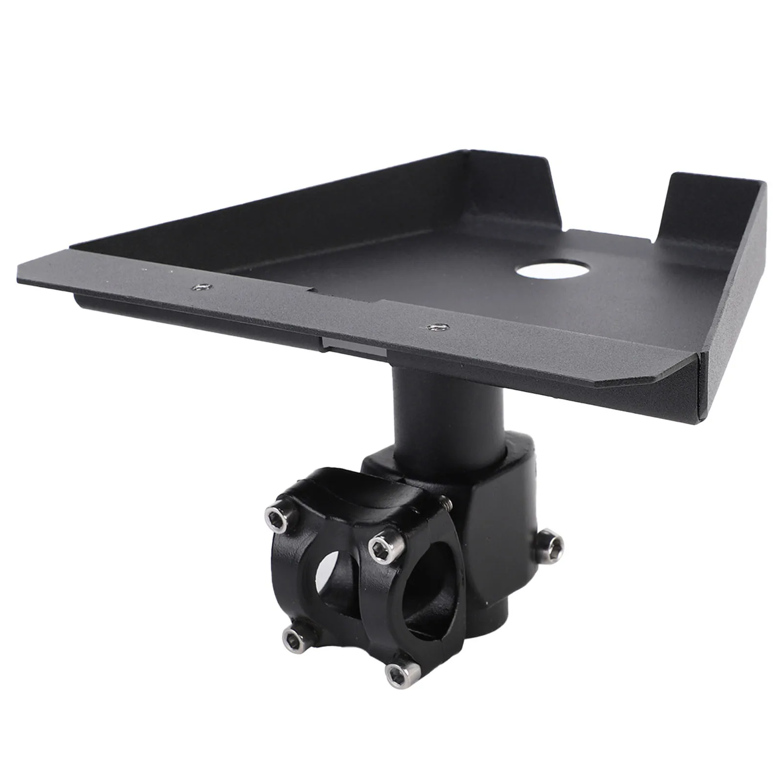 RV ラダーマウント アルミ合金 調整可能な取り付け範囲 0.8-1.17インチ ポール用 RV ヨット キャンプ車両 RV ルーフラックマウント