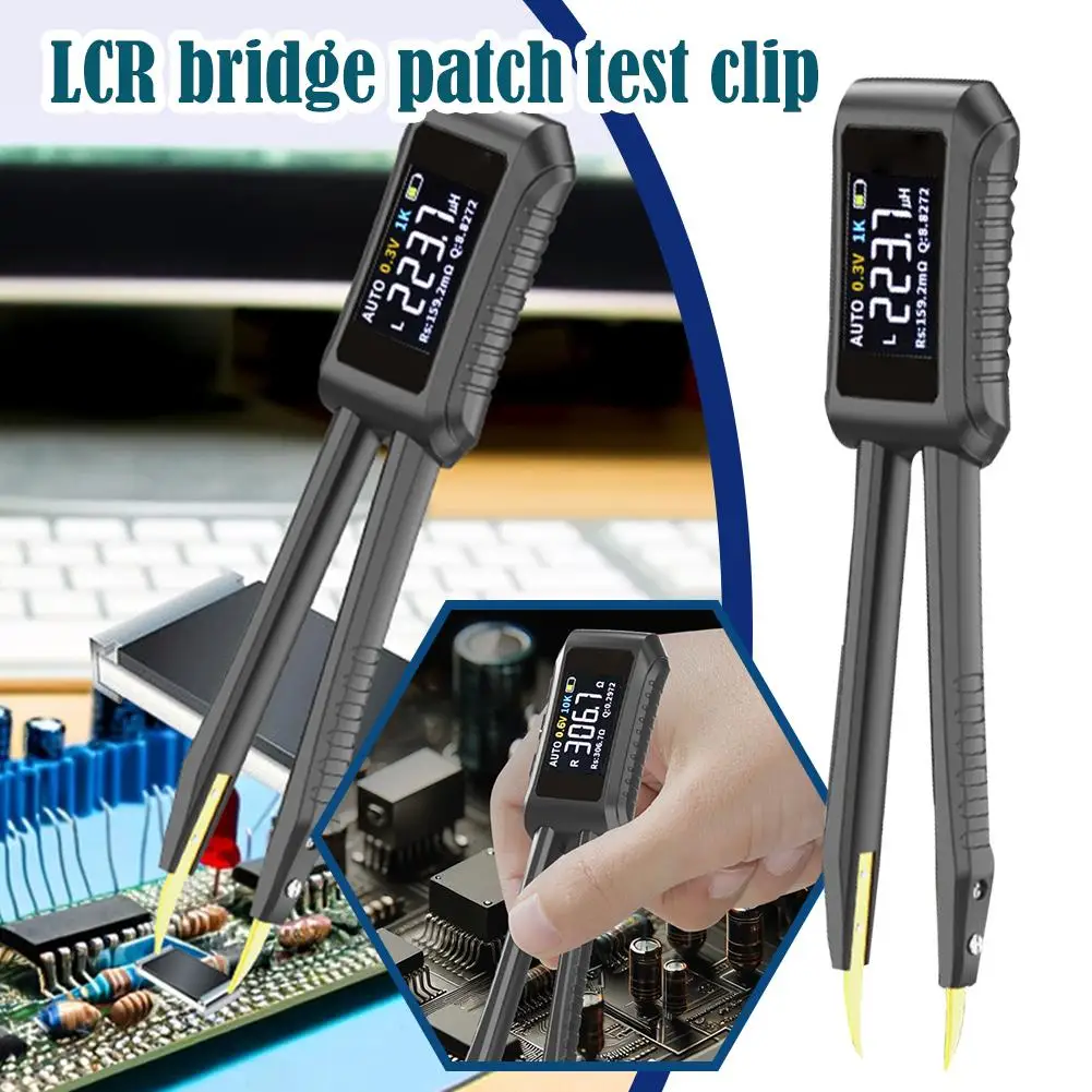 Intelligent Digital LCR Tweezer Bridge ZT-MD1 Chip Resistor Inductor Capacitor Component Test