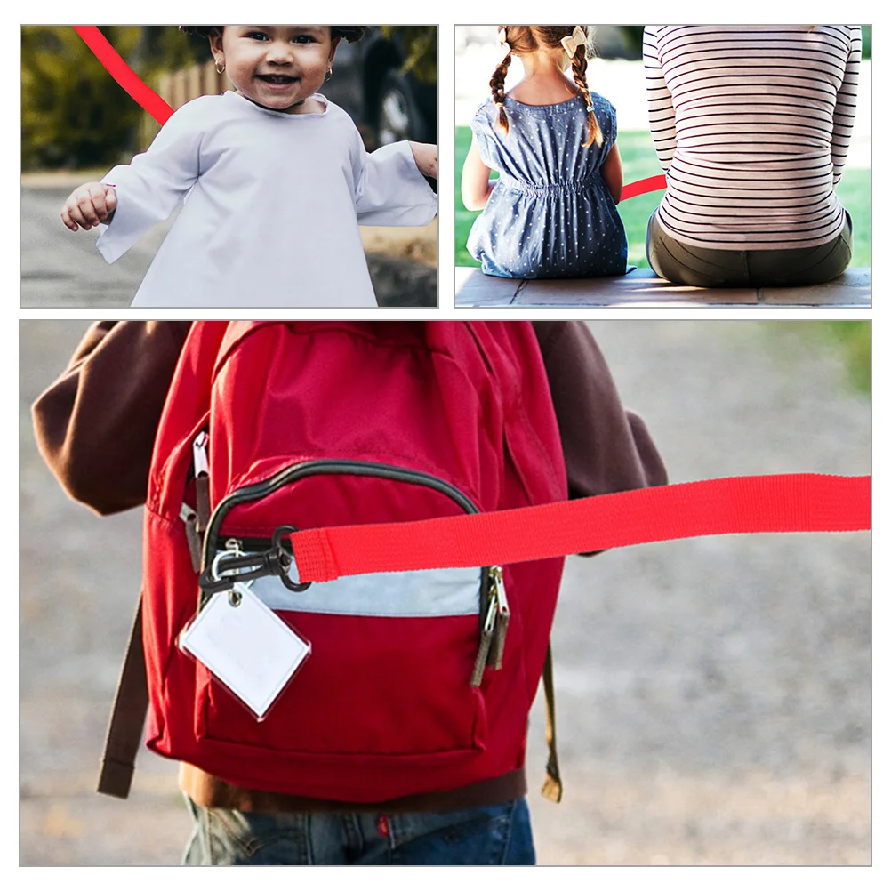 

4pcs Anti-lost Belt Kids Leashes Safety Walking Rope for Toddlers Red Toddler Leash Walking Rope Preschool Daycare Child Harness