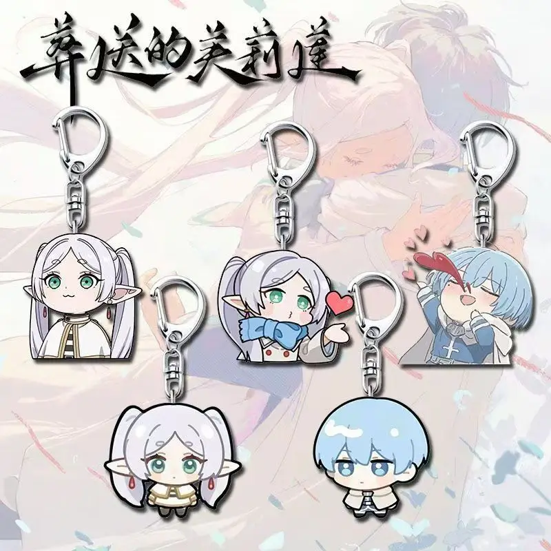 

Frieren: Beyond Journey's End Acrylic Keychain Jewelry Fans Key Chain Campus Related Products Cultural Creativity Friends Gift