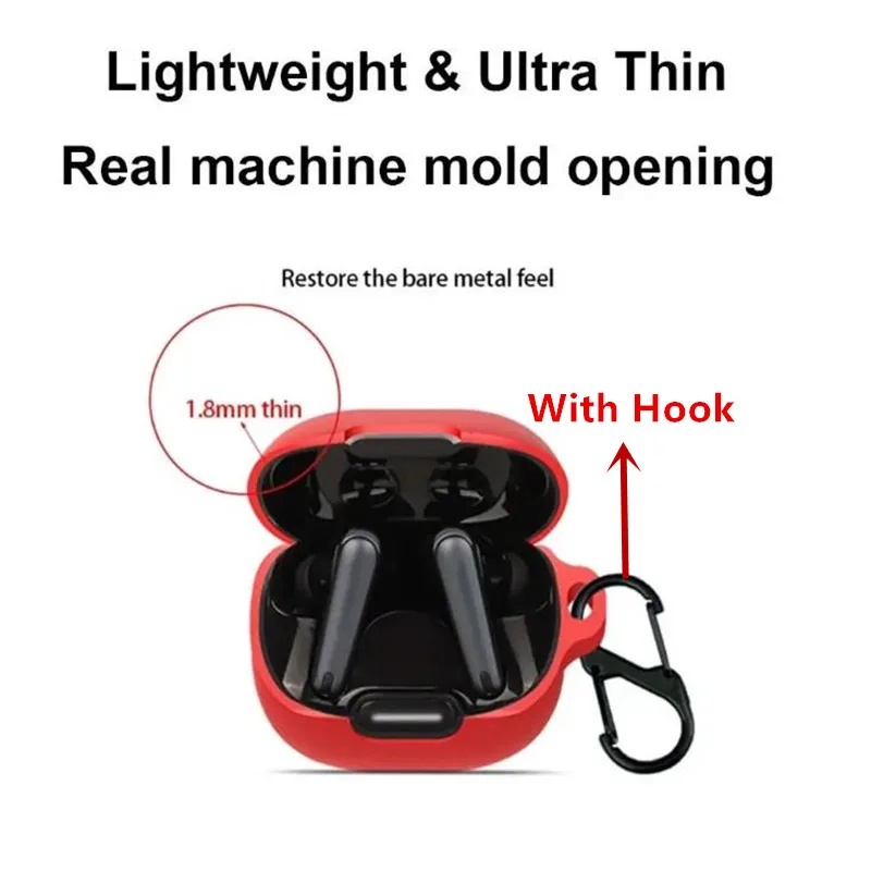 Potdemiel Pokemon 이어폰 케이스 Anker Soundcore Liberty 4 NC 실리콘 이어 버드 충전 박스 후크가있는 보호 커버