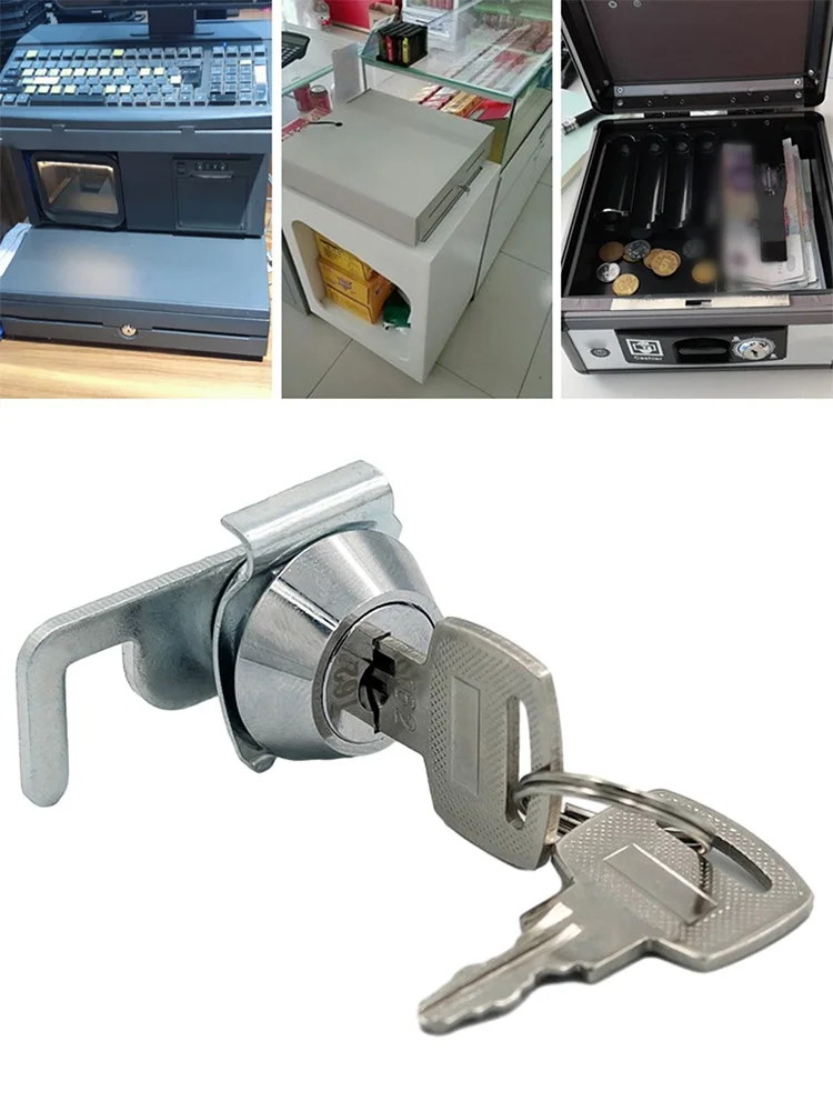 Замок с кулачком Замок для денежного ящика Замок с сердечником Безопасное кодирование Специальный поворотный замок с язычком с быстрым зажимом из цинкового сплава