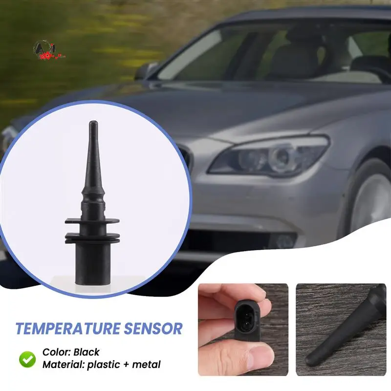 

A10E-1Pc Front Rear Left Right Black Outside Car Air Temperature Sensor For BMW 1 6 7 Series E46 E90 E91 E39 E60 E63 E38 6581690