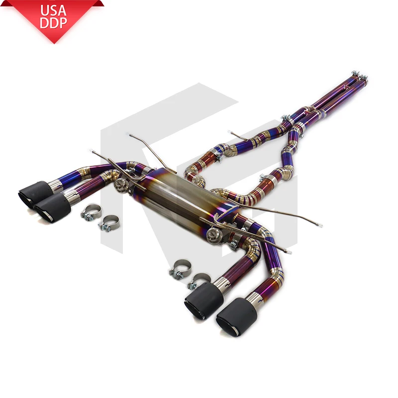 

ING Exhaust Grade Titanium Catback for Jaguar F-type 3.0T Muffler Remote Valve Accessories Vehicle Engine Performance System