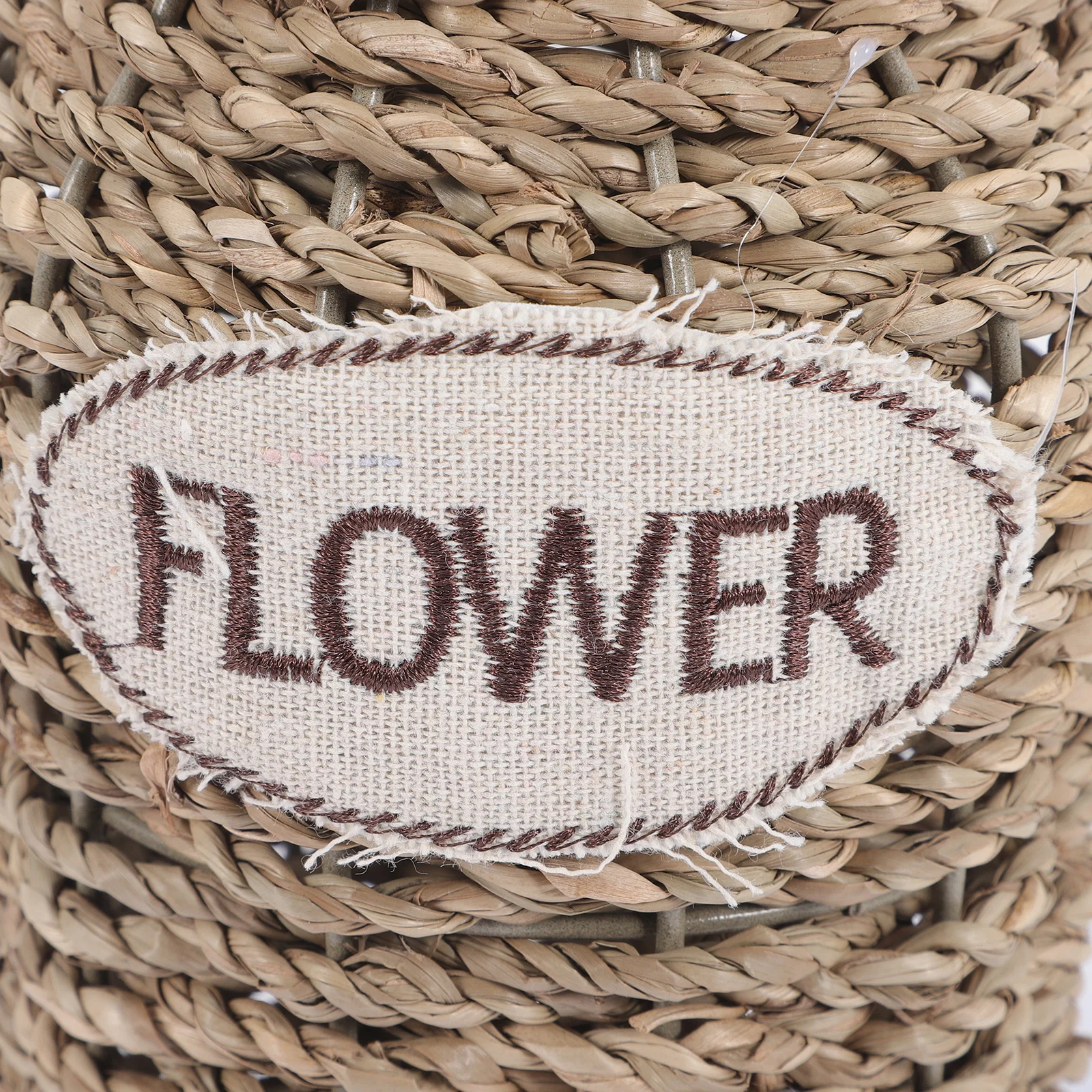 

Woven Vase Pastoral Style Decorative Flower Container Woven Plant Holder Dried Flower Basket Home Decor