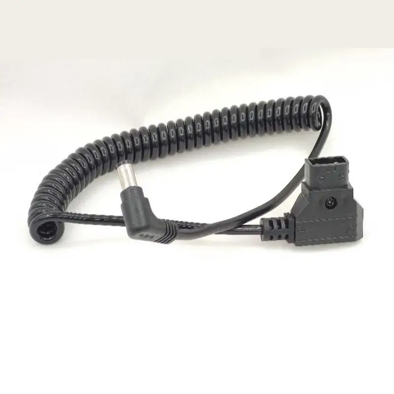 D-Tap Male to Right Angle DC 5.5x2.5mm Cable for Rig Power V-Mount