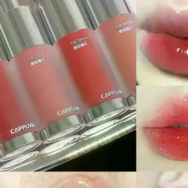Cappuvini Biberon Lucidalabbra Specchio idratante Finitura non appiccicosa Lucidalabbra effetto vetro per labbra simili alla gelatina Luce a lunga durata