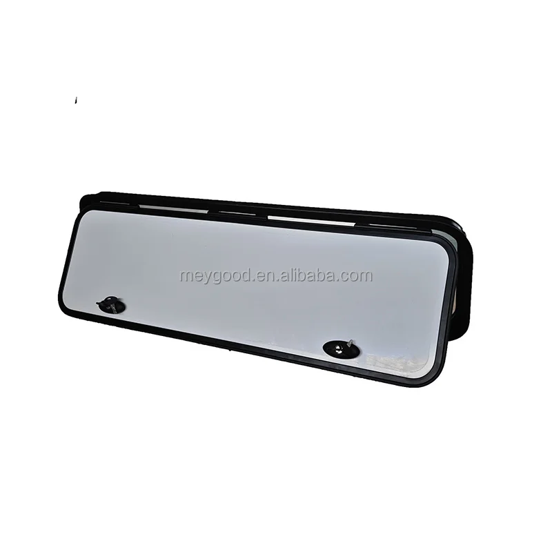 MG15LD R70 Type RV Camper Caravan Trailer Locker Door with Black Door Frame White Door Panel