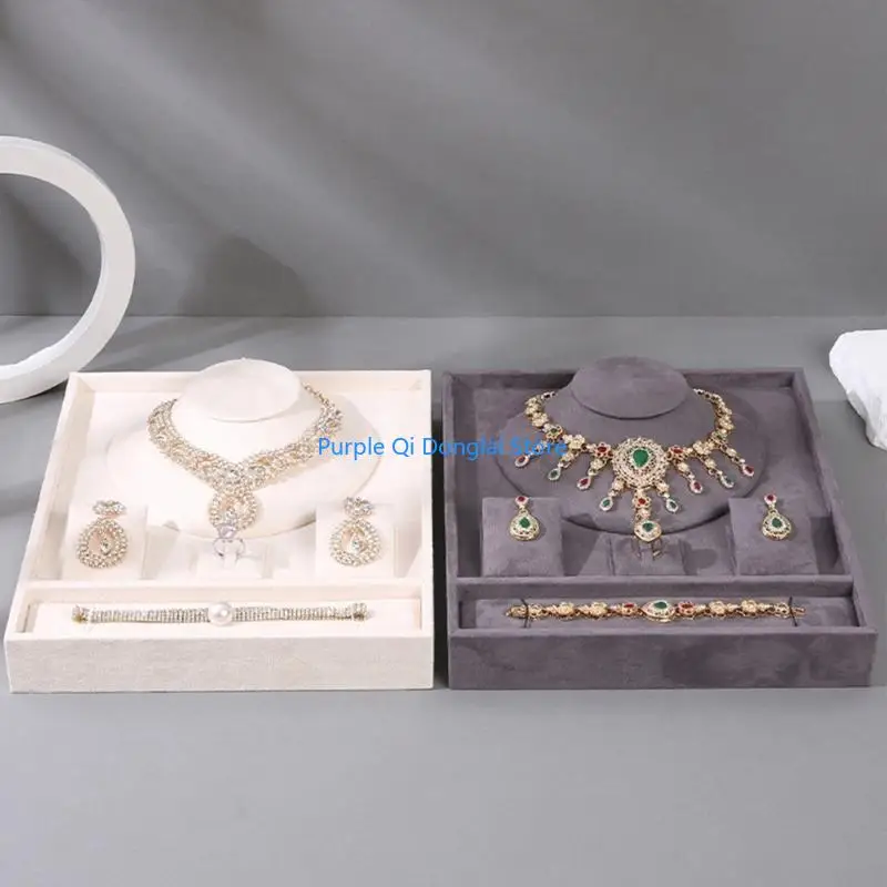 L21E Display Display Board Tracher Felvets لتنظيم وتقديم قلادات الأساور رف العرض التقديمي