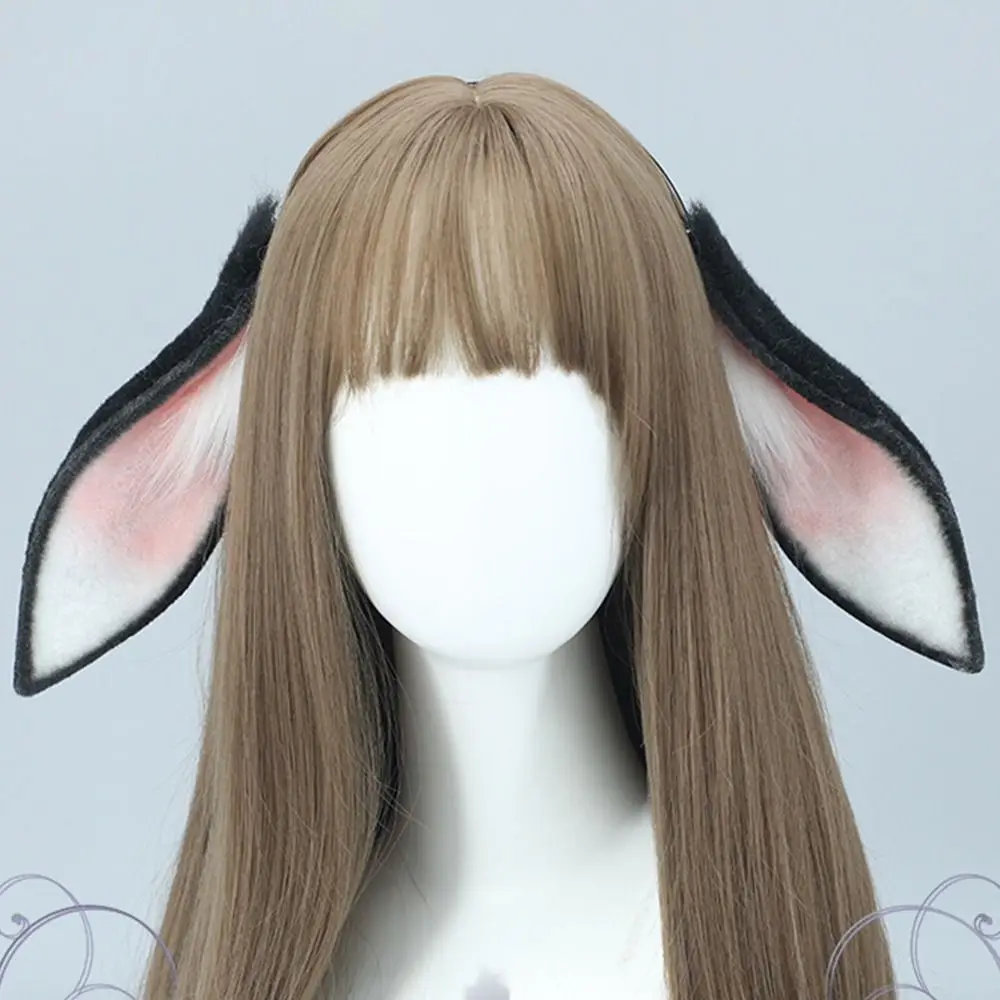 

Аниме-ободок с ушками кролика, милый головной убор для косплея в стиле Лолита, реквизит для фотосессий, обруч для волос для косплея