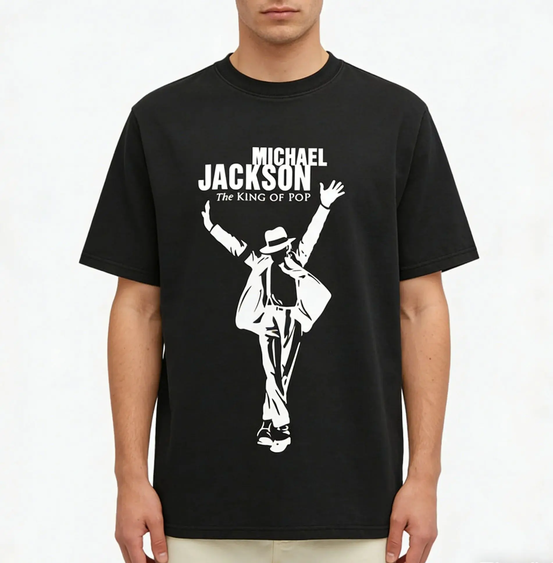 Commemorative Michael Jackson pattern print Men Women Tshirt Kid Tee Boy Gril Top Adults Children Parent Child Cotton T Shirt