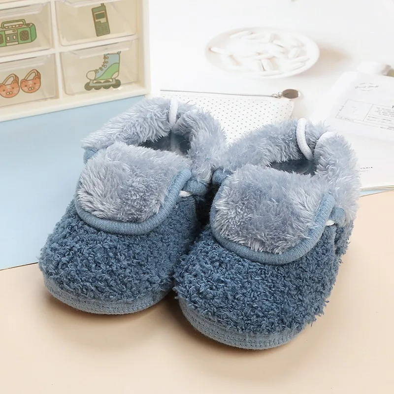 Winter Autumn Baby Shoes Girl 0-15 Months Newborn Baby Fur Warm Snow Boots Toddler Boys Soft Sole First walker 1 Year