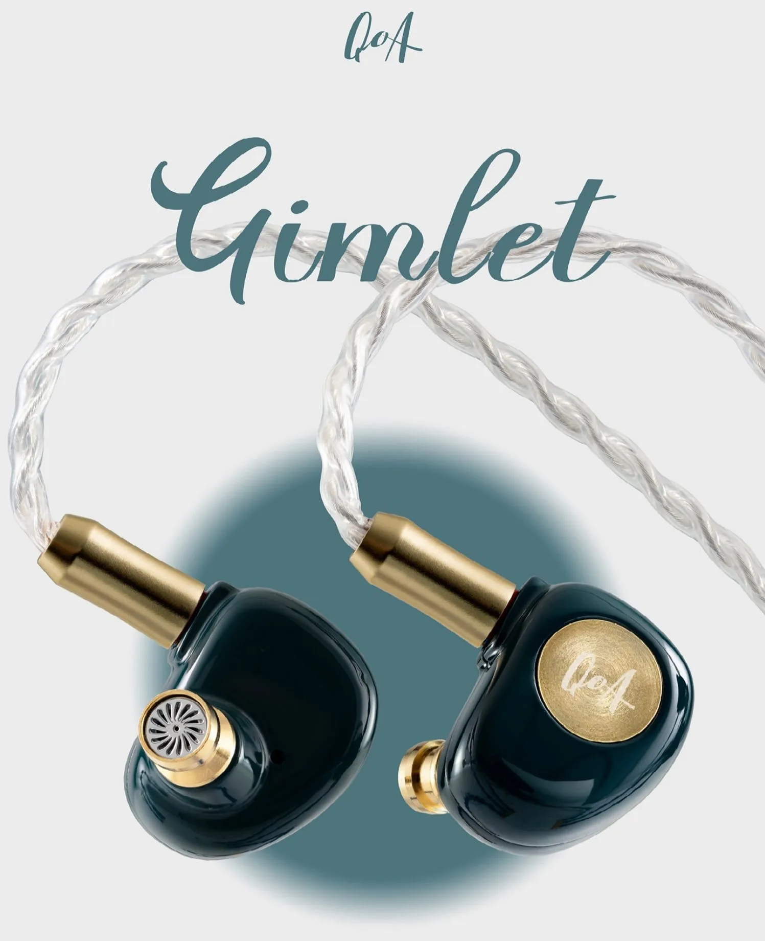 

QoA Gimlet 10mm LCP Diaphragm Dynamic Driver 4-core OFC Silver Plated Cable 0.78 2pin Hifi Music Monitor Audiophile Earphones