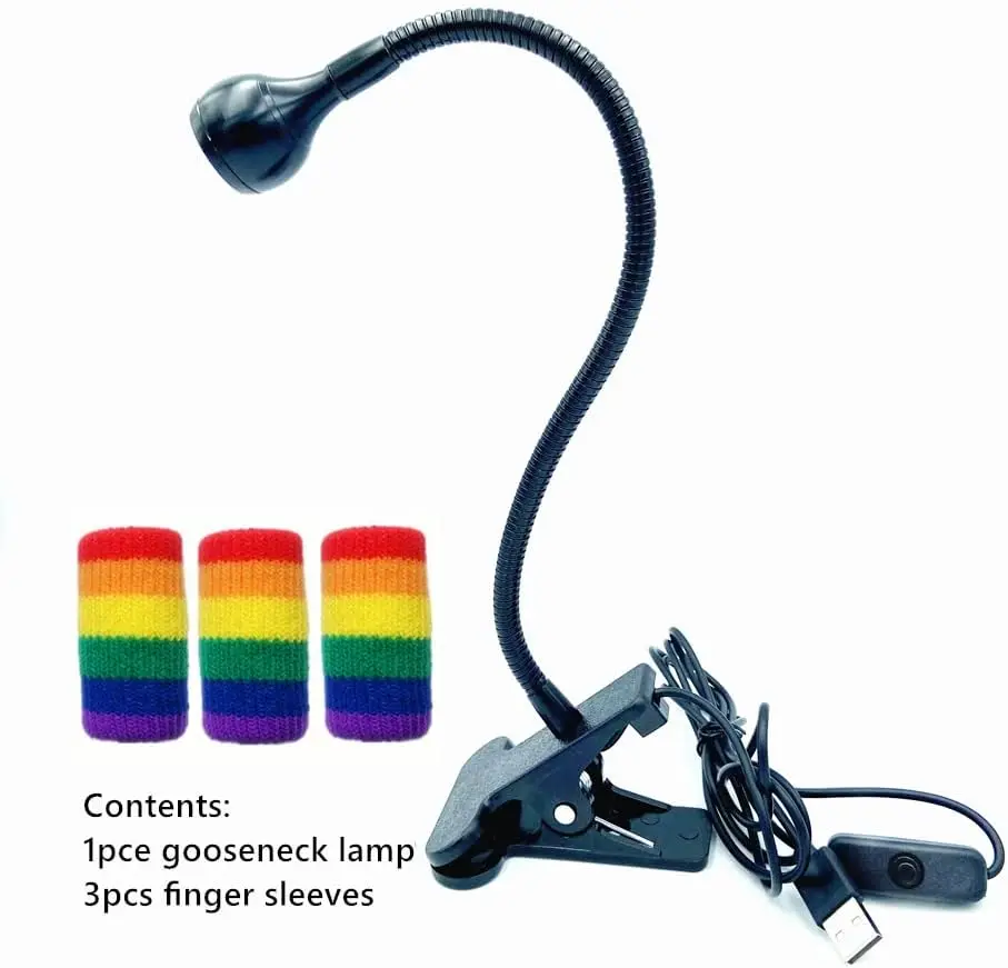 ZOELASS 395nm UV LED ضوء أسود مع معقوفة ومشبك، محمول 5V USB معالجة بالأشعة فوق البنفسجية لأظافر الجل (2W، أسود)