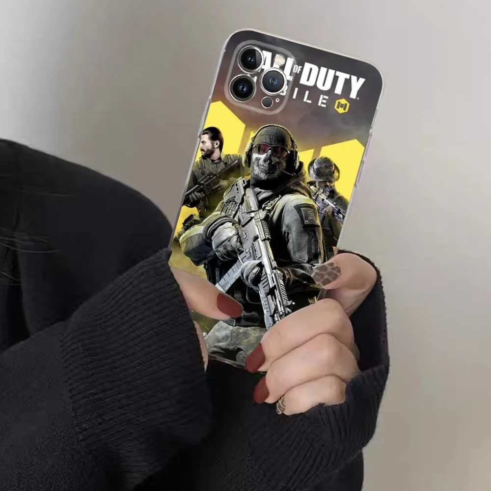 Game Call Of D-Duty Phone Case For IPhone 16 15 8 7 6 6S Plus X SE XR XS 14 11 12 13 Mini Pro Max Mobile Case