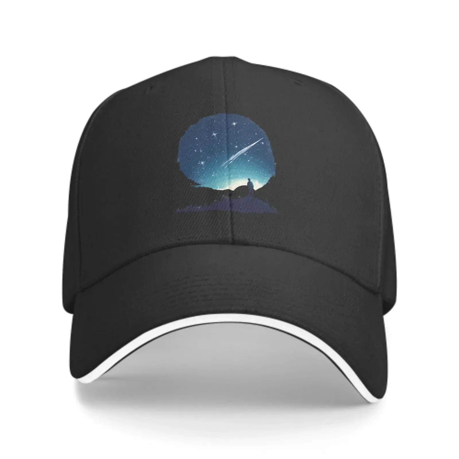 Meteor Night Fashion Duck Tongue Cap Spring Summer Men's And Women's Adjustable Caps Outdoor Travel Leisure Baseball Hat