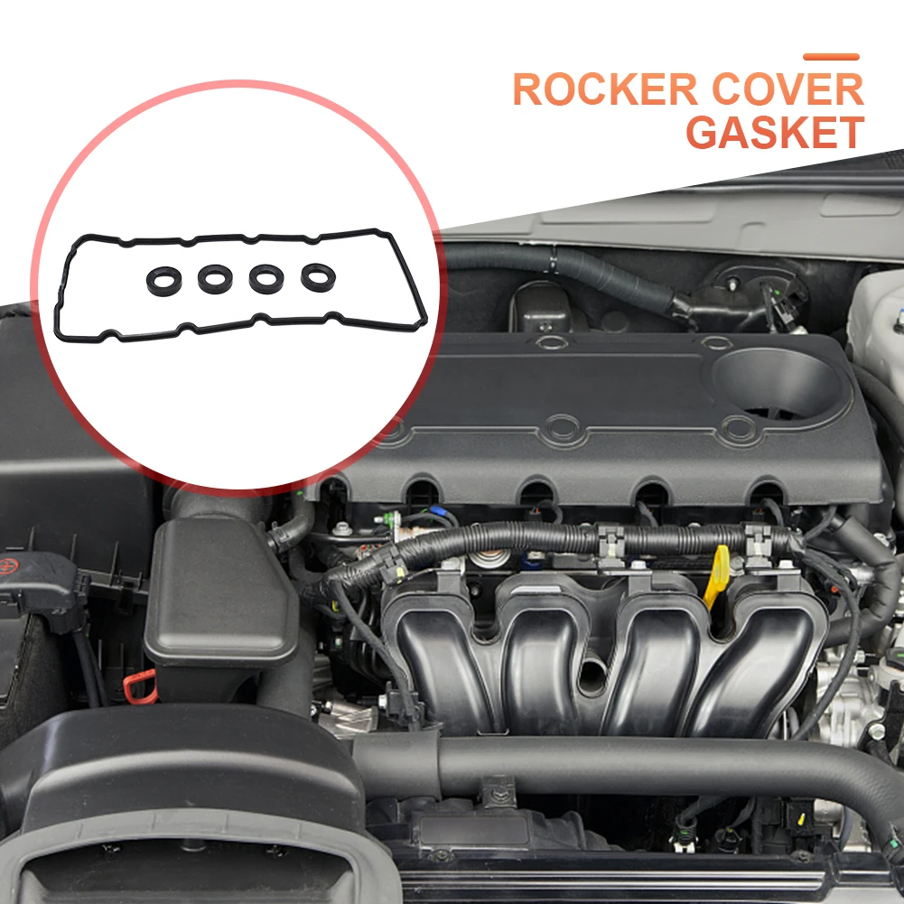 

Rocker Valve Cover Supercharge Engine Rocker Arm Cover Rubber Engine Valve Cover Gasket Mini One Cooper for JCW S R50 R52 R53