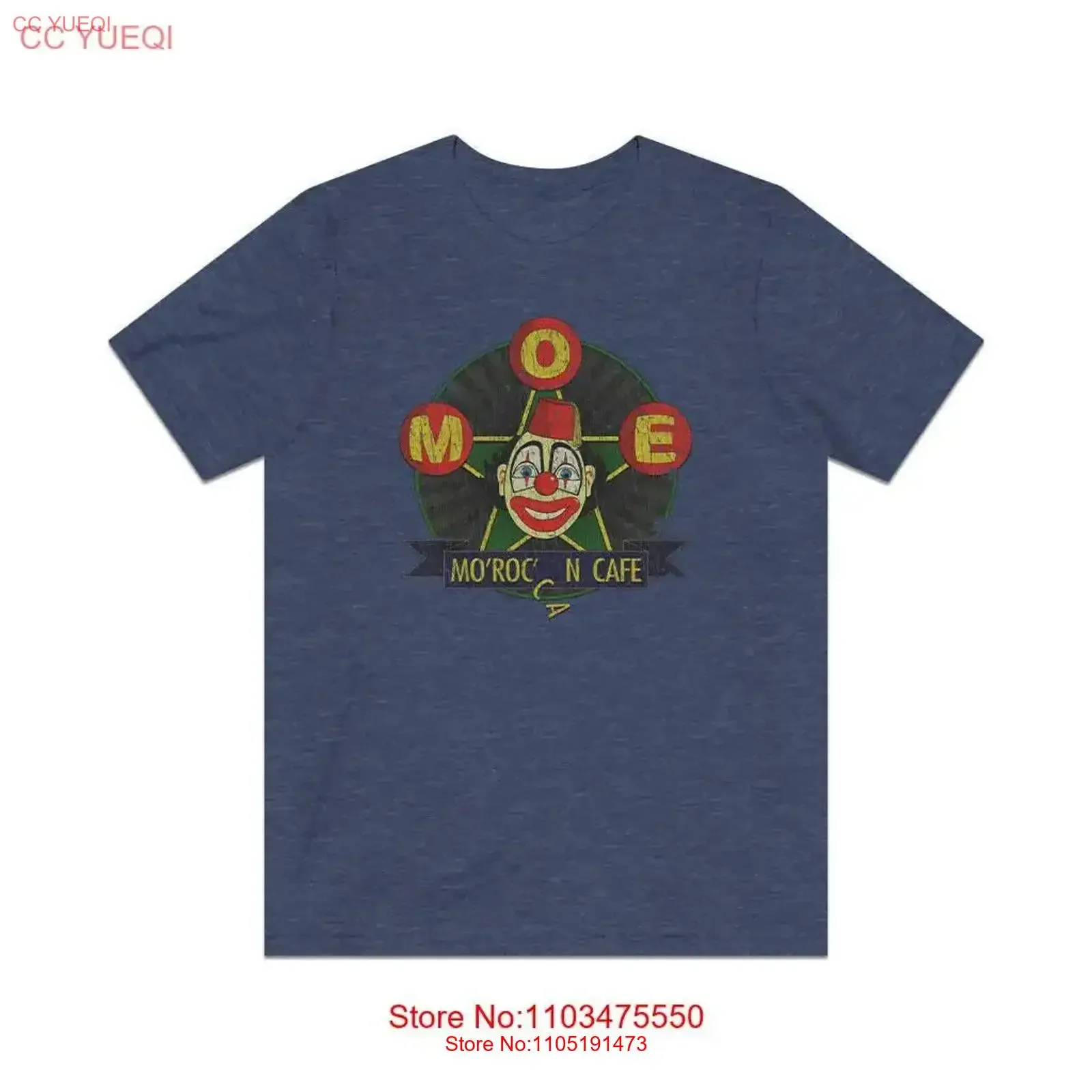 

Moe's Mo'Roc'N Cafe 1994 Vintage Men's T Shirt vintage Washed Slightly Soft Stylish Casual homme Versatile designer clothes