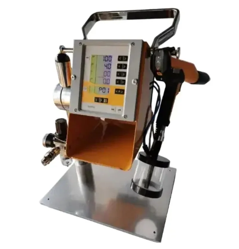 Customized Hot Adjustable Voltage Laboratory Powder Coating Unit with Powder Gun New Condition for Steel Substrates