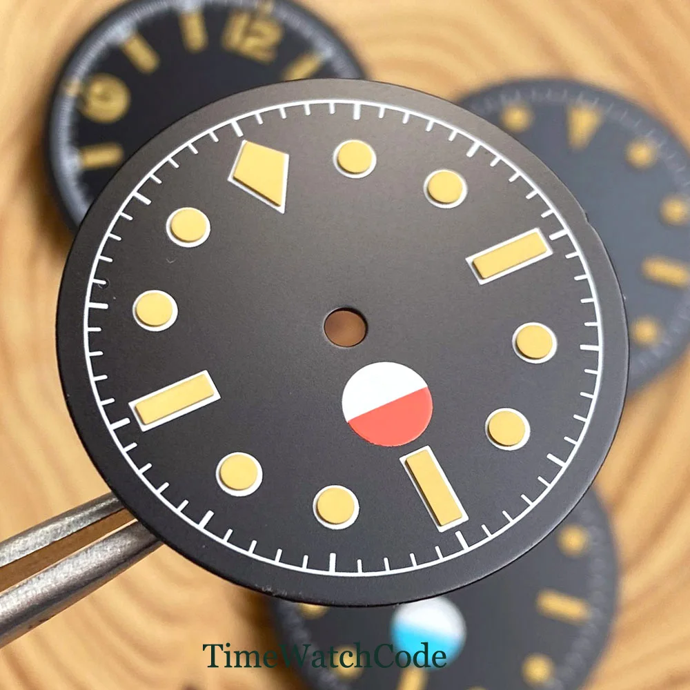 

Luminous 29mm Black Watch Dial Face Accessories Hands Fit for NH35 NH36 NH38 ETA2824 PT5000 ST2130 Automatic Movement