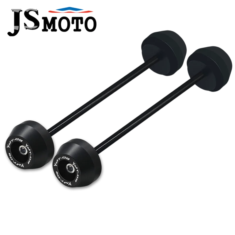 Roda da motocicleta caindo protetor traseiro eixo dianteiro garfo acidente slider para yamaha MT-09 FZ-09 FJ-09 xsr900 mt09 sp tracer mt 09