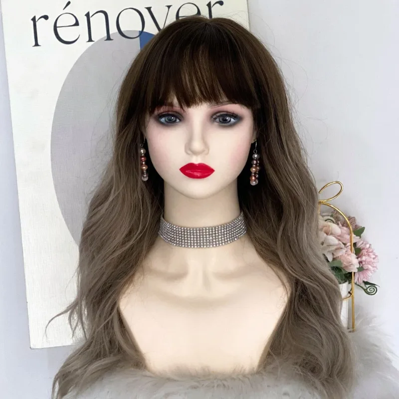

Realistic Female Mannequin Head PVC Manikin Dummy Head for Wig Jewelry Hats Display