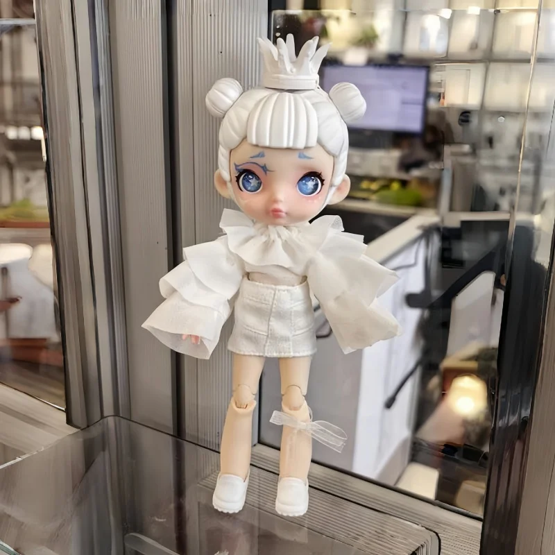 

Authentic Laura Black And White Spectral Blind Box Bjd Mobile Doll Handmade Toy Doll Desktop Decoration Ornament Festival Gift