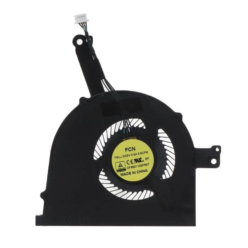 

1Piece Replacement CPU Cooling Fan for DELL E5570 07HJFG Notebook Radiator DC5V 0.5A 4 pin 4wire Laptop