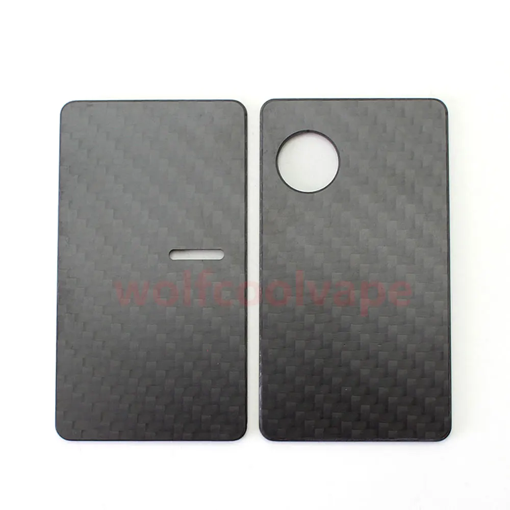 Round Replacement Front + Back Cover Panel Plate for dotMod dotAIO V2 Pod Carbon Fiber