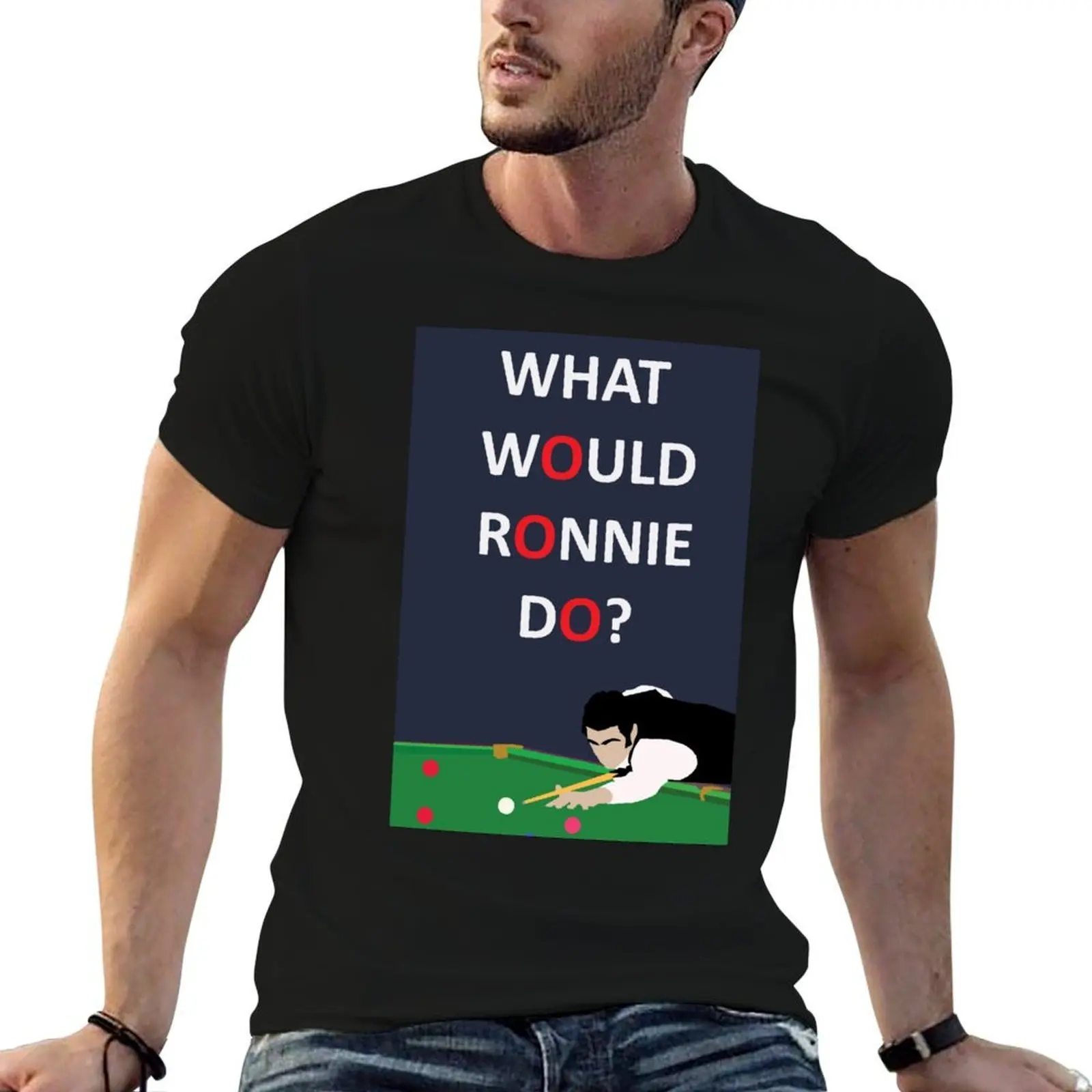 Rocket Ronnie O'sullivan T-Shirt summer clothes Louboutins men tshirt