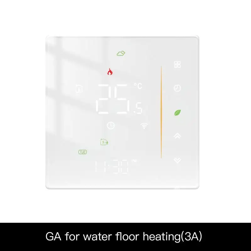 Termostato inteligente inalámbrico, controlador de temperatura de agua, calefacción eléctrica de suelo, caldera de Gas, aplicación remota, control