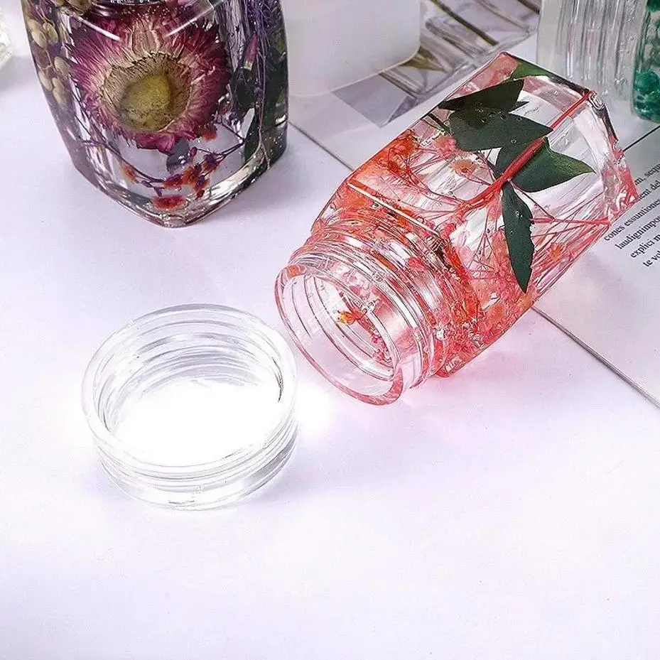 3D Bottle Silicone Mold (Hollow Inside) Trinket Box Making Resin Storage Supplies Silicone Molds for Resin Art Home Deco Mold