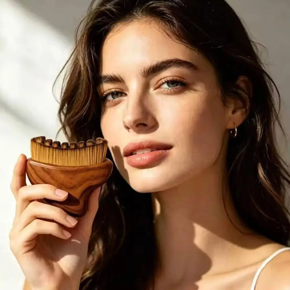 

Super Soft Body Massage Brush Lymphatic Drainage Contour Brush for Neck Legs Relieve Muscle Pain Gentle Skin-friendly Spa Tool