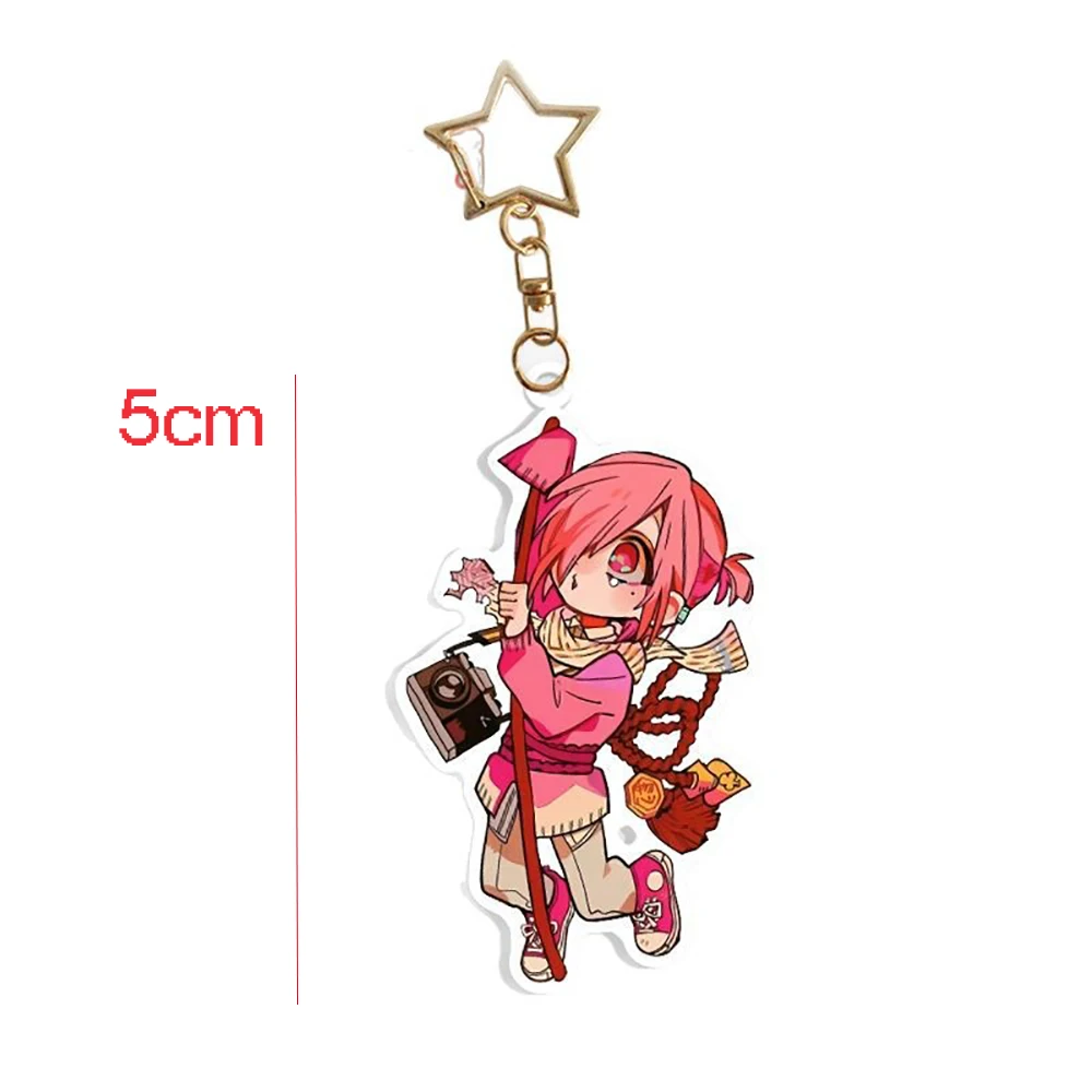 Anime Toilet-bound Hanako-kun Acrylic Keychain Hanako Keyrings Backpack Pendant Cosplay Accessories Decorations Gift image 6