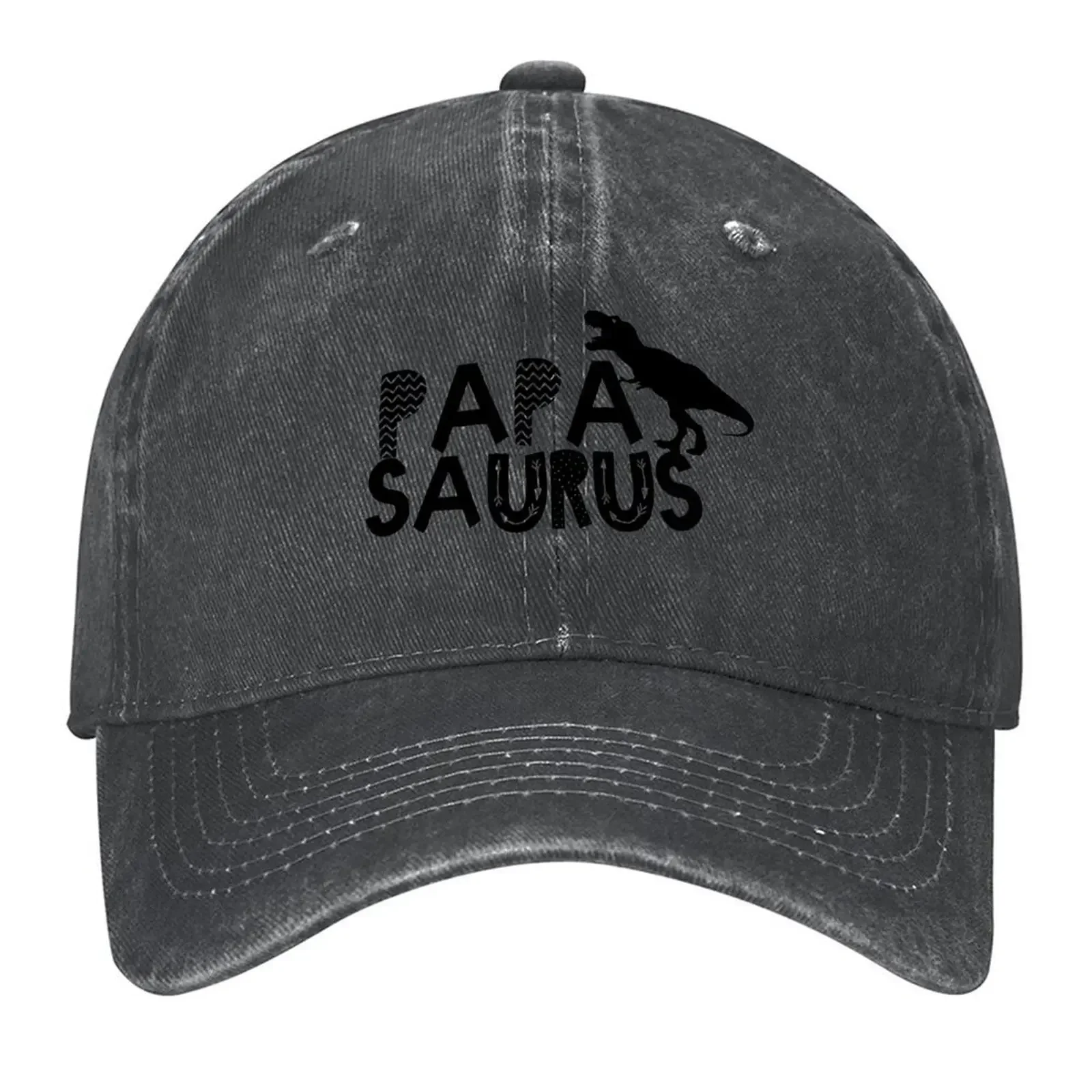 New Papa Saurus, Papasaurus, Daddy Saurus, Funny Papa, Daddy Birthday, Dinosaur Delight Baseball Cap