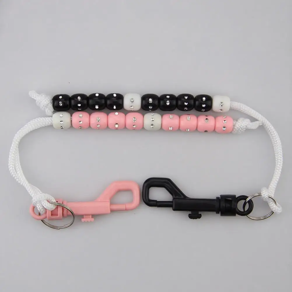 Golf Score Counter with Carabiner Golf Beads Score Counter with Clip Stroke Count Keeper for Referee Caddy Putting Score Tracker