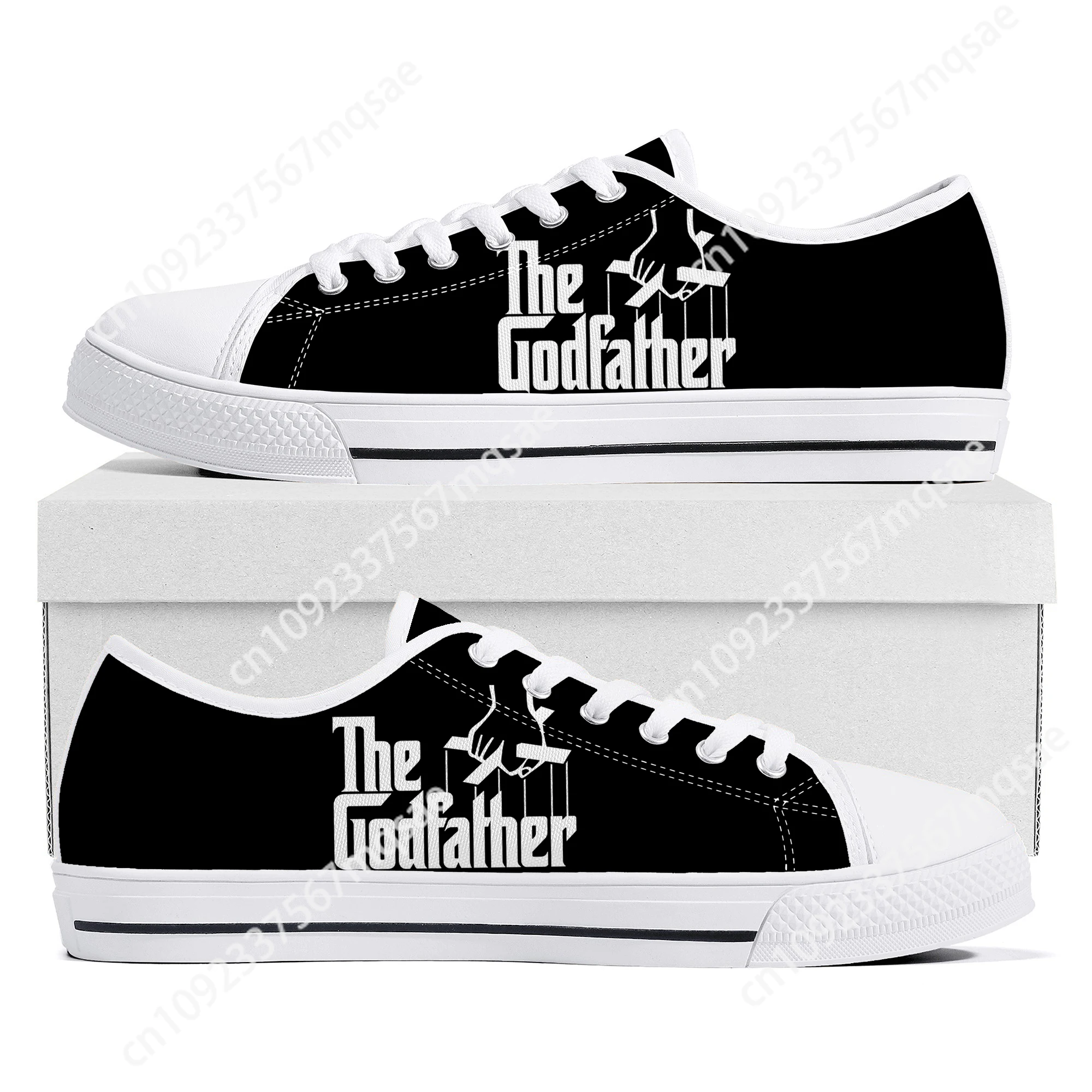 The Godfather Trilogy 50TH Movie Low Top Sneakers High Quality Mens Womens Teenager Canvas Sneaker Couple Shoes Custom Shoe