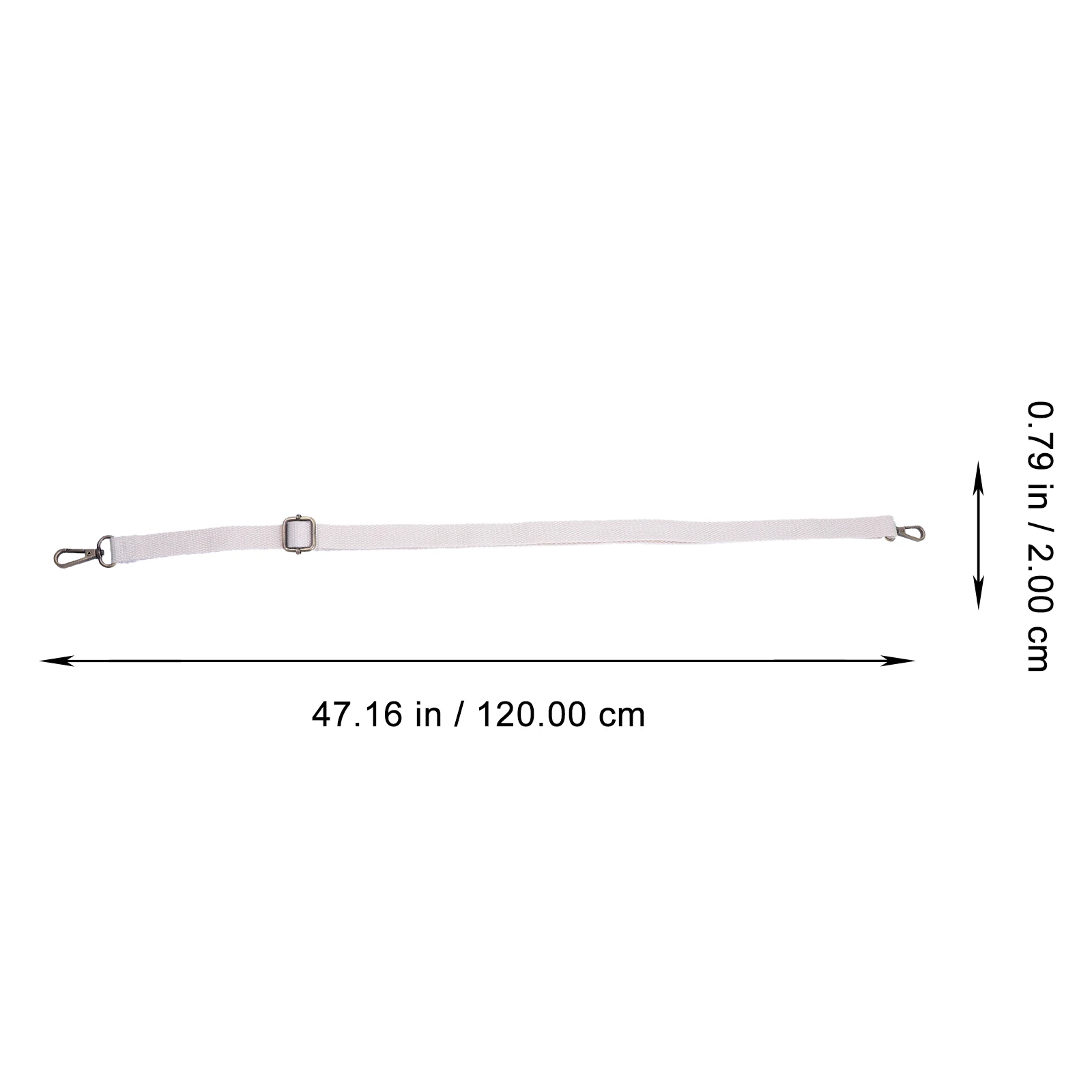 

2pcs Adjustable Strap for Handbag Purse Bag Straps Replacement Replacement Durable Bag Straps Cotton Metal Accessories