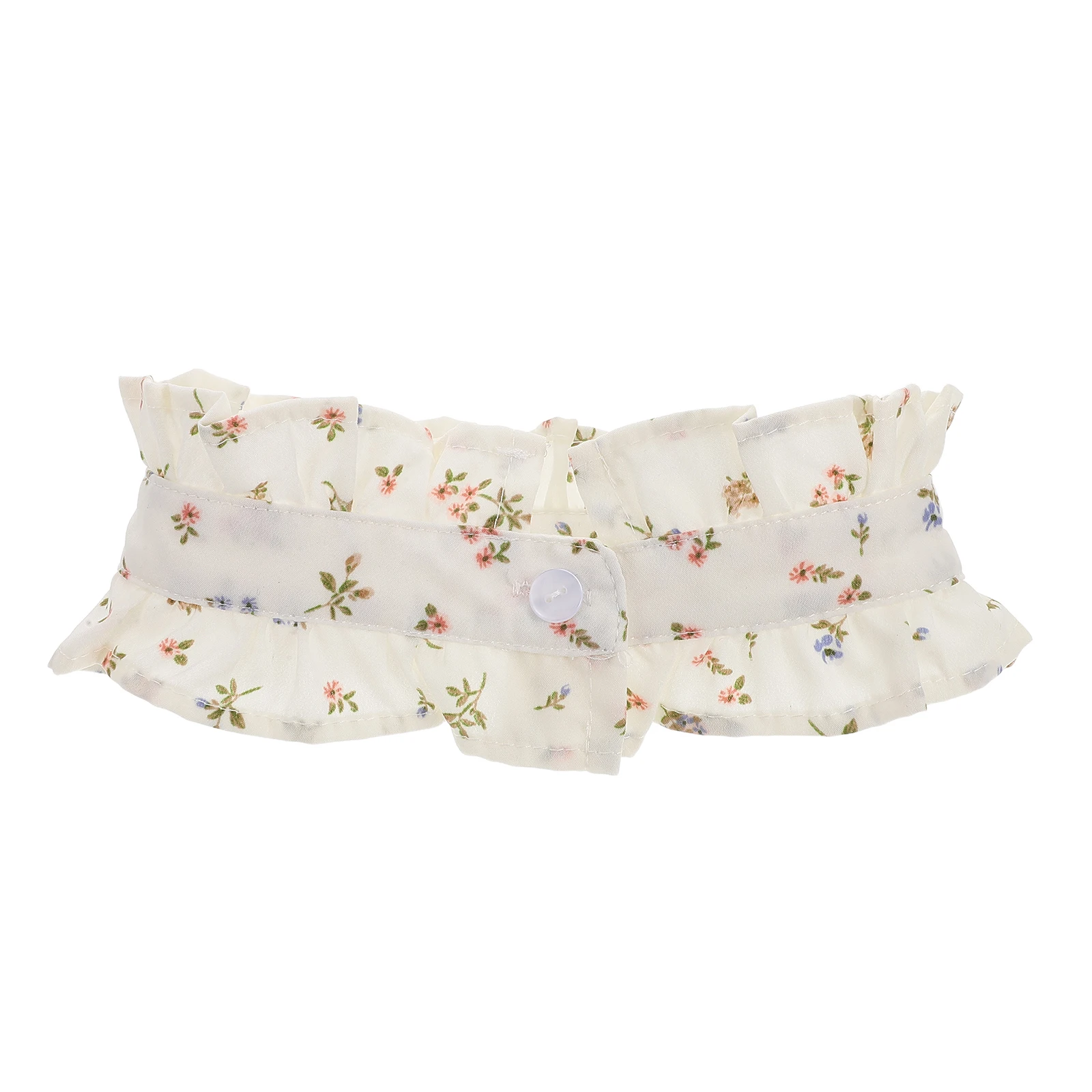 

Floral Fake Collar Dickey Blouse Stand 's Detachable Vintage Organza Polyester False Top Removable Stand-up