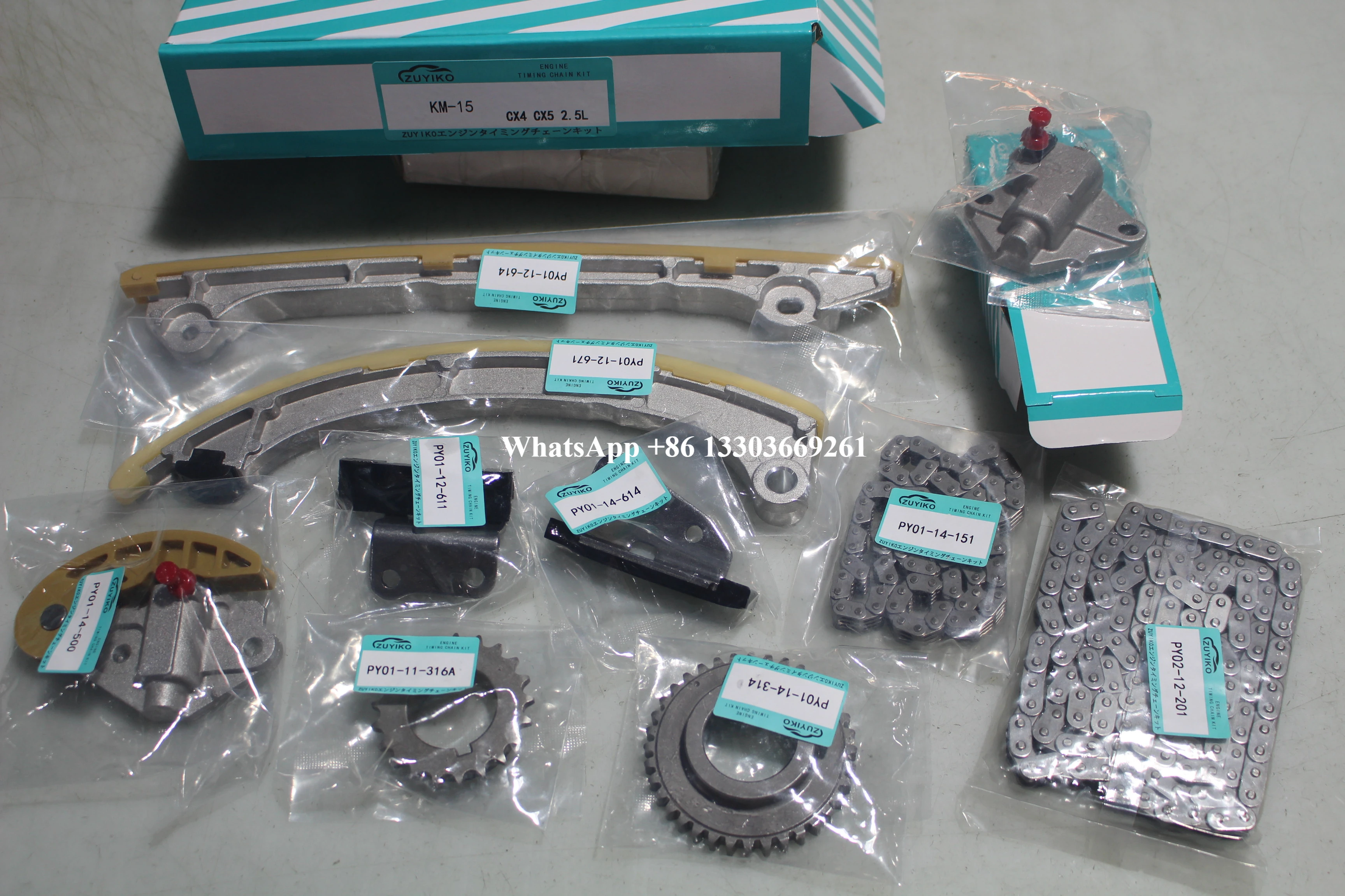 

CX4 CX5 CX8 TIMING CHAIN KIT FOR MAZDA cx4 cx5 cx8 engine timing chain set PY02-12-201 KM-15