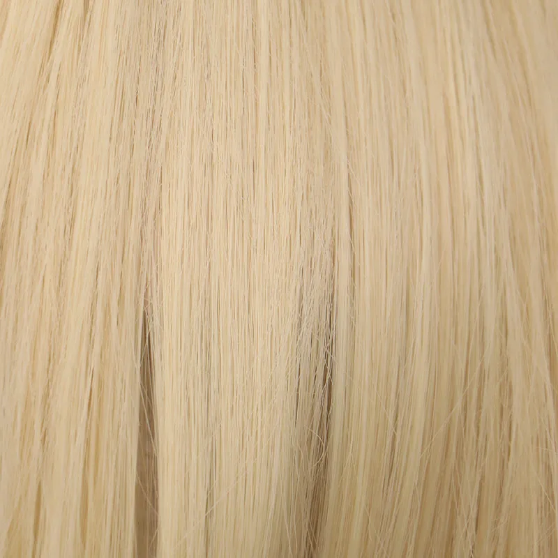 Długa blond peruka dla kobiet Jasna blond peruka Długie proste blond włosy Peruki syntetyczne