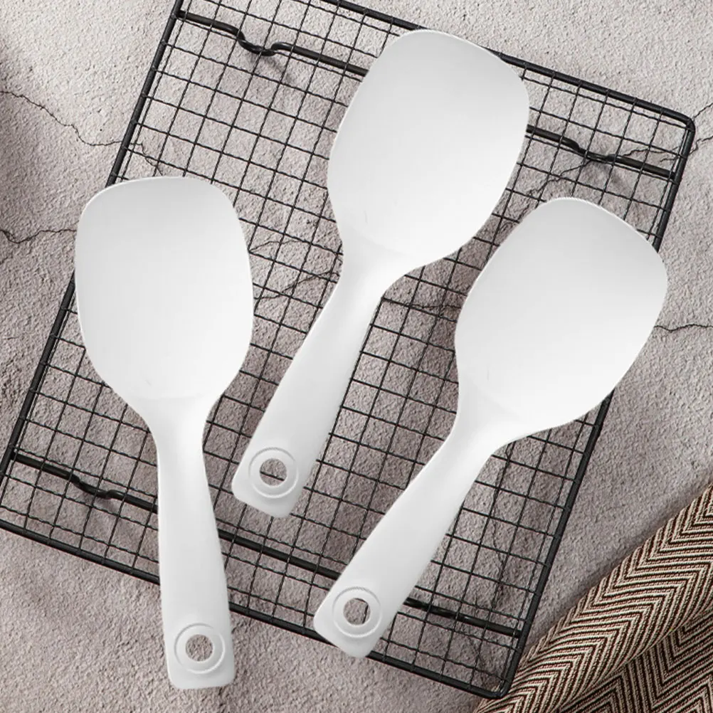 

Nonstick Rice Spoon Wear Resistant Spatula Compact Paddle Kitchen Accessories Reusable Safe Lightweight Durability Rice Scoop