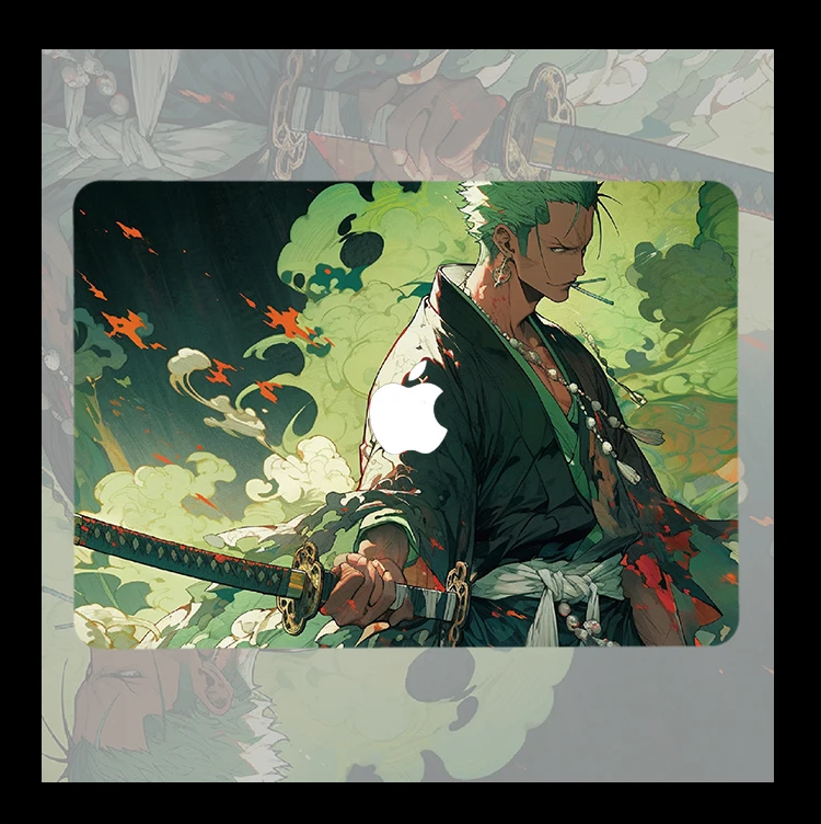 Roronoa Zoro Anime One Case A2681 for Apple Macbook Air M2  M1 Pro 13 14 16 Mac Hard Shell Retina A2681 A2337 A2338 Laptop Cases