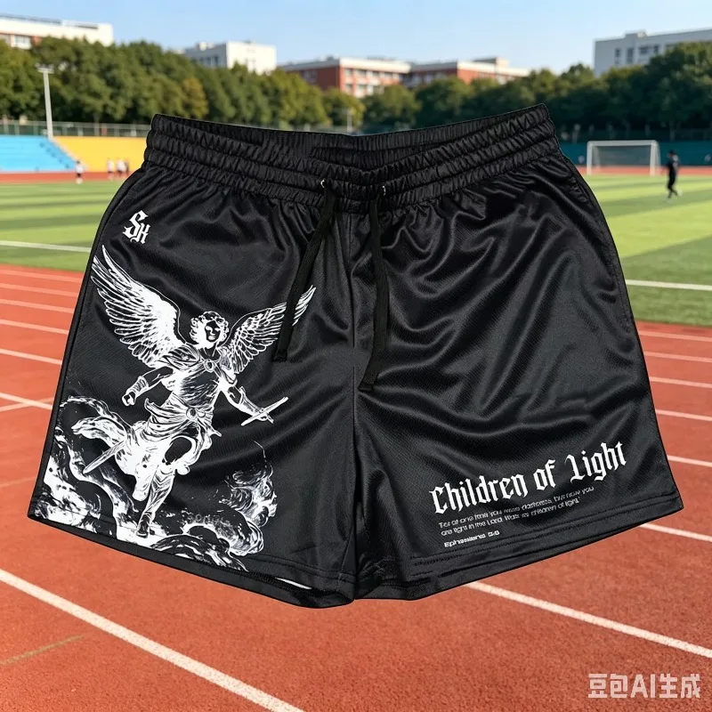 Street Sport Shorts Casual Vintage Graphic Casual Street Shorts Basketball Shorts Training Breathable Fashionable Casual Shorts
