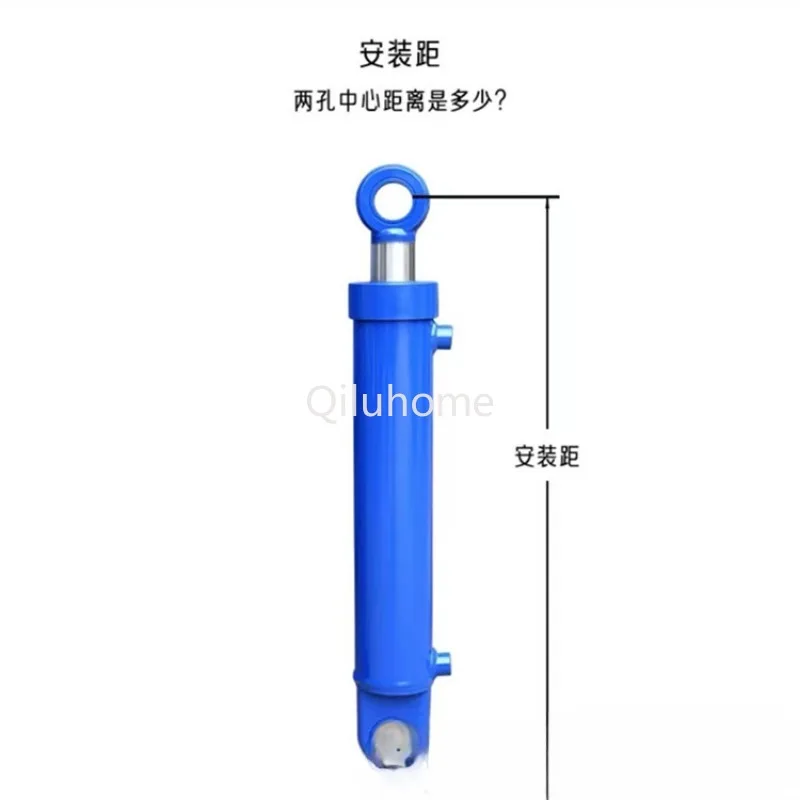 Horizontal Heavy Hydraulic Cylinder Flange Electric  Cylinder Forklift Hydraulic Oil HSG Hydraulic Cylinder