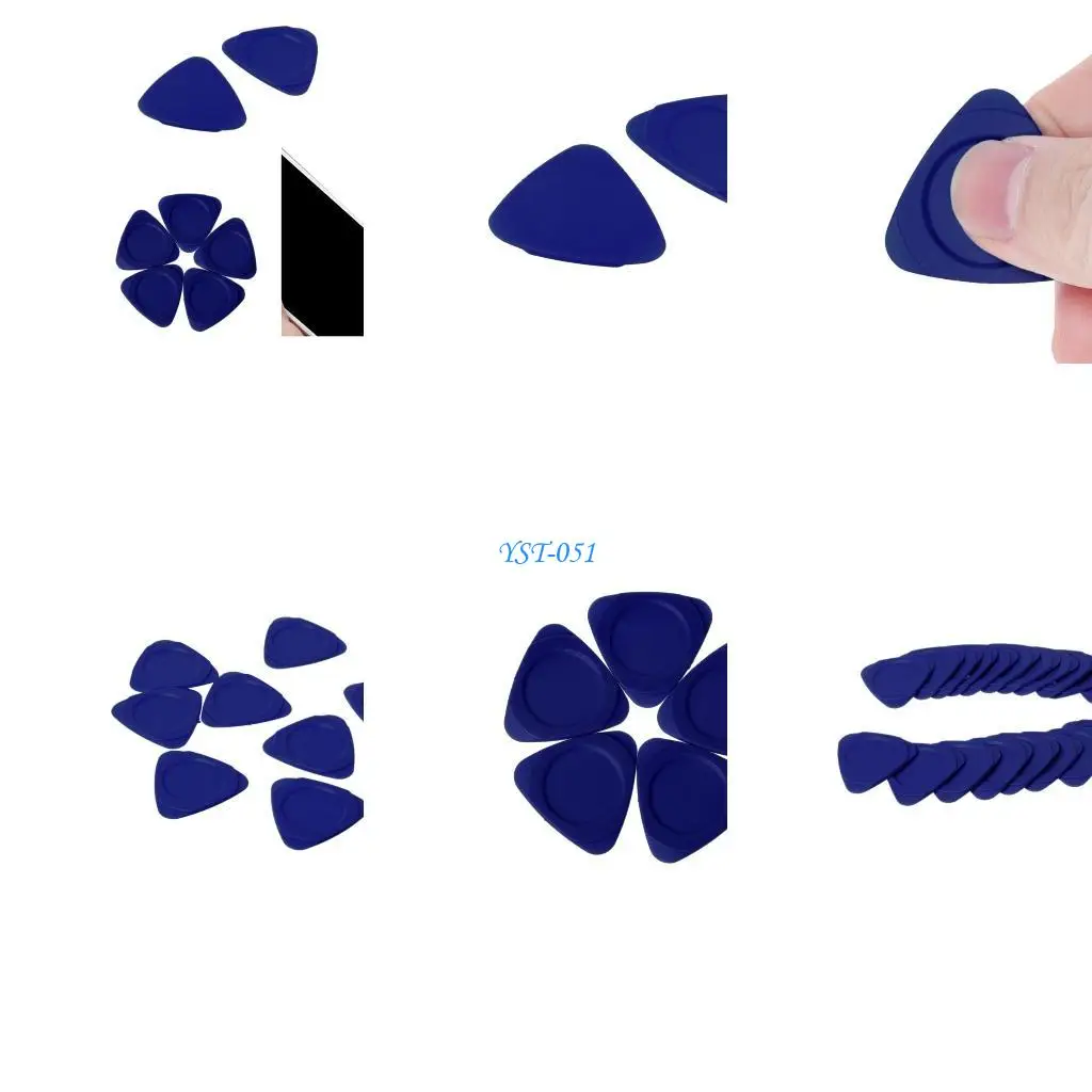 

E15A LCD Screen Opening Pick Pry Tool Hand-held Plastic Guitar Picks Suitable for Phone Tablets PC Battery Disaeemble Repair