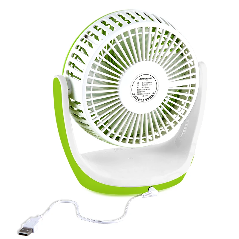 USB DC5V 4w power 150mm/6" USB Fan/ Hand Fan/Portable Fan/Mini Fan/   Rechargeable USB fan powered by USB/18650 battery