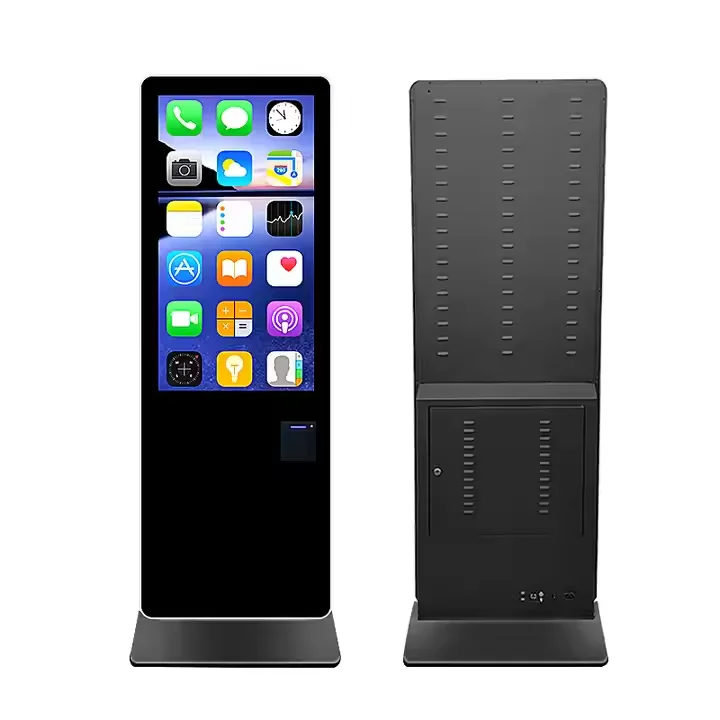 OEM 55 Inch LCD Interactive Touch Screen Advertising  Digital Signage Animation For Shopping Mall Floor Stand Players